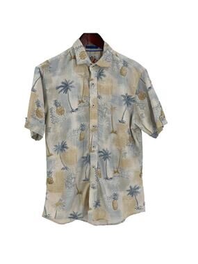 Marti Kat Hawaiian shirt men’s size medium pineapples palm trees